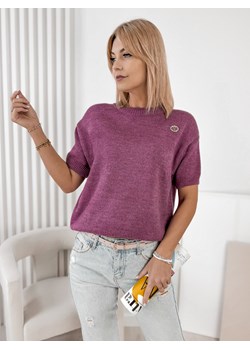 sweter maura liliowy one size ze sklepu UBRA w kategorii Swetry damskie - zdjęcie 178784889