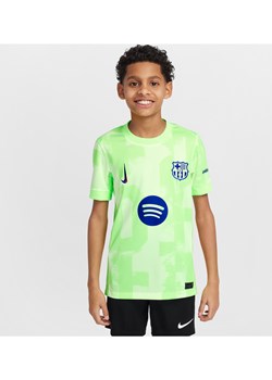 Koszulka piłkarska dla dużych dzieci Nike Dri-FIT FC Barcelona Stadium 2024/25 (wersja trzecia) – replika - Żółty ze sklepu Nike poland w kategorii T-shirty chłopięce - zdjęcie 178785229