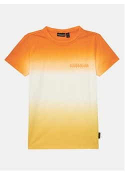 Napapijri T-Shirt S-Merse NP0A4ILFA701 S Pomarańczowy Regular Fit ze sklepu MODIVO w kategorii T-shirty chłopięce - zdjęcie 178786235