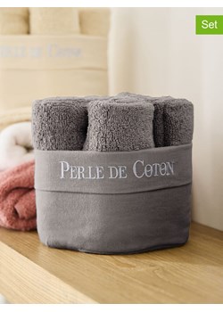 Soft by Perle de Coton Ręczniki (6 szt.) w kolorze szarym dla gości ze sklepu Limango Polska w kategorii Ręczniki - zdjęcie 178787957