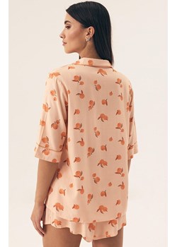 Henderson rozpinana piżama damska Naranja 42686-24X, Kolor jasnopomarańczowy, Rozmiar 2XL, Henderson ze sklepu Intymna w kategorii Piżamy damskie - zdjęcie 178788756