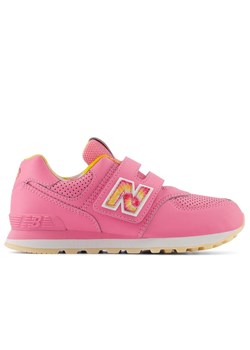 Buty New Balance PV574KP - różowe ze sklepu streetstyle24.pl w kategorii Buty sportowe dziecięce - zdjęcie 178788897