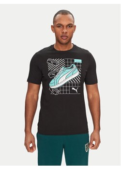 Puma T-Shirt Sneaker 684830 Czarny Regular Fit ze sklepu MODIVO w kategorii T-shirty męskie - zdjęcie 178789659