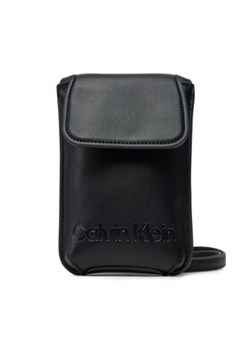 Calvin Klein Jeans Torebka na telefon Ck Phone Bag IU0IU00695 Czarny ze sklepu MODIVO w kategorii Etui - zdjęcie 178789786