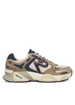 REPLAY Sneakersy GMS9M .000.C0008T Beżowy ze sklepu MODIVO w kategorii Buty sportowe męskie - zdjęcie 178790207