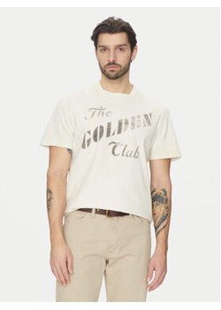 GOLDEN GOOSE T-Shirt GMP01220.P001642 Écru Regular Fit ze sklepu MODIVO w kategorii T-shirty męskie - zdjęcie 178803307