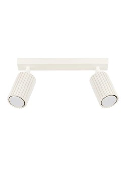 Stylowy beżowy plafon karbowany - D305-Melson ze sklepu Edinos.pl w kategorii Lampy sufitowe - zdjęcie 178806226