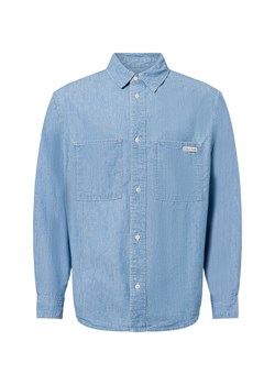 Calvin Klein Jeans Koszula męska Mężczyźni Regular Fit Bawełna bielony jednolity ze sklepu vangraaf w kategorii Koszule męskie - zdjęcie 178806796