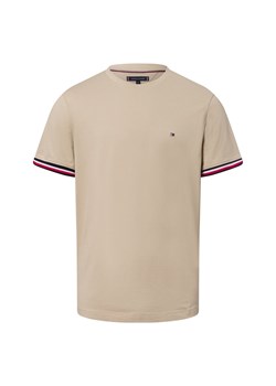 Tommy Hilfiger Koszulka męska Mężczyźni Bawełna beżowy jednolity ze sklepu vangraaf w kategorii T-shirty męskie - zdjęcie 178806797