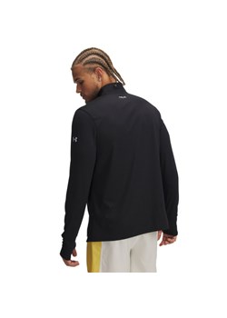 Męski longsleeve do biegania Under Armour UA Trail Run Quarter Zip - czarny ze sklepu Sportstylestory.com w kategorii T-shirty męskie - zdjęcie 178810145