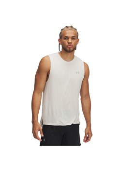 Męski top do biegania Under Armour UA Trail Run Launch Tank - beżowy - beżowy ze sklepu Sportstylestory.com w kategorii T-shirty męskie - zdjęcie 178810167