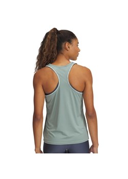 Damski top treningowy Under Armour Tech Knockout Tank - zielony ze sklepu Sportstylestory.com w kategorii Bluzki damskie - zdjęcie 178810178