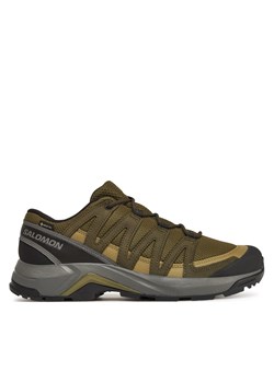 Trekkingi Salomon X-Adventure Recon Gore Tex L47813200 Zielony ze sklepu eobuwie.pl w kategorii Buty trekkingowe męskie - zdjęcie 178816027