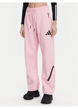 adidas Bluza Z.N.E. JD5992 Różowy Loose Fit ze sklepu MODIVO w kategorii Bluzy damskie - zdjęcie 178817165