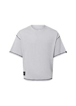 Alpha Industries Koszulka męska - Studio Bubble Mężczyźni Bawełna jasny szary jednolity ze sklepu vangraaf w kategorii T-shirty męskie - zdjęcie 178818398