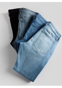 Reserved - Jeansy skinny z efektem sprania - czarny - id: YQ350-99J - marki Reserved - 178819637 Reserved - Jeansy skinny z efektem sprania - czarny ze sklepu Reserved w kategorii Jeansy męskie - zdjęcie 178819637