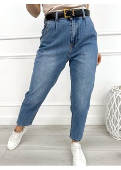 Niebieskie Spodnie ze sklepu ModnaKiecka.pl w kategorii Jeansy damskie - zdjęcie 178821839