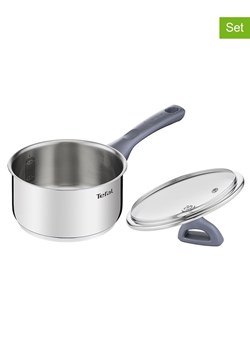 Tefal 2-częściowy zestaw &quot;Daily Cook&quot; w kolorze srebrnym - Ø 16 cm ze sklepu Limango Polska w kategorii Garnki - zdjęcie 178823885