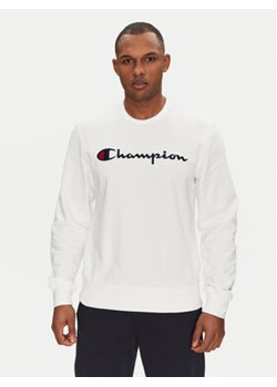 Champion Bluza 220727 Biały Slim Fit ze sklepu MODIVO w kategorii Bluzy męskie - zdjęcie 178825528