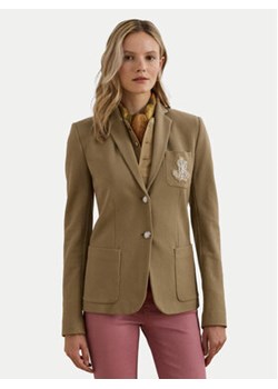 LAUREN RALPH LAUREN Marynarka 200797305021 Beżowy Regular Fit ze sklepu MODIVO w kategorii Marynarki damskie - zdjęcie 178825555