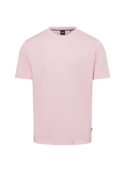 BOSS T-shirt męski Mężczyźni Bawełna różowy jednolity ze sklepu vangraaf w kategorii T-shirty męskie - zdjęcie 178826909