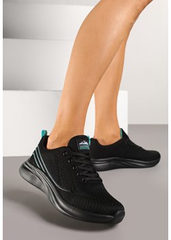 Czarno-Miętowe Buty Sportowe Sneakersy Zdobione Efektem Ombre Banelissa ze sklepu renee.pl w kategorii Buty sportowe damskie - zdjęcie 178827288