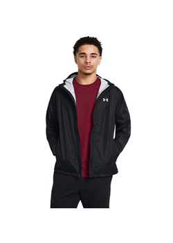 Męska kurtka przeciwdeszczowa Under Armour Cloudstrike Jacket - czarna ze sklepu Sportstylestory.com w kategorii Kurtki męskie - zdjęcie 178828628