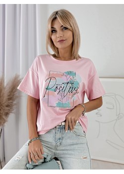 bluzka meliora pudrowy róż one size ze sklepu UBRA w kategorii Bluzki damskie - zdjęcie 178830016
