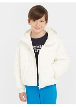 Tommy Hilfiger Kurtka zimowa New York KG0KG07551 Biały Relaxed Fit ze sklepu MODIVO w kategorii Kurtki chłopięce - zdjęcie 178837575