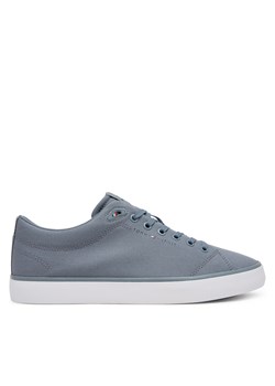 Tenisówki Tommy Hilfiger Th Hi Vulc Low Core Canvas FM0FM05396 Szary ze sklepu eobuwie.pl w kategorii Trampki męskie - zdjęcie 178847887