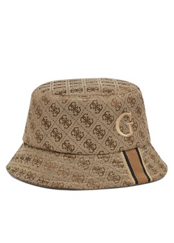 Kapelusz Guess Bucket AM9496 POL01 Brązowy ze sklepu eobuwie.pl w kategorii Kapelusze męskie - zdjęcie 178847919