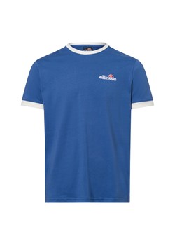 ellesse Koszulka męska - Meduno Mężczyźni Bawełna niebieski jednolity ze sklepu vangraaf w kategorii T-shirty męskie - zdjęcie 178850687