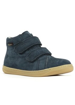 Richter Shoes Skórzane buty &quot;Dash&quot; w kolorze granatowymb do chodzenia na boso ze sklepu Limango Polska w kategorii Buty zimowe dziecięce - zdjęcie 178852146
