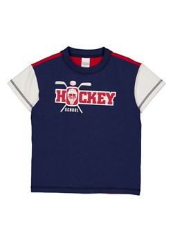 Fred´s World by GREEN COTTON Koszulka &quot;Hockey&quot; w kolorze granatowo-czerwonym ze sklepu Limango Polska w kategorii T-shirty chłopięce - zdjęcie 178852487