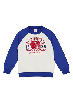 Fred´s World by GREEN COTTON Bluza &quot;Ice hockey&quot; w kolorze niebiesko-białym ze sklepu Limango Polska w kategorii Bluzy chłopięce - zdjęcie 178852598