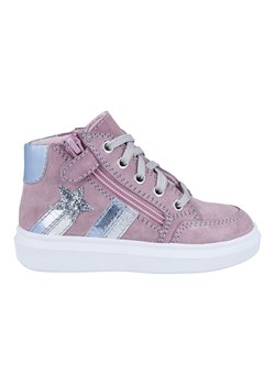 Richter Shoes Skórzane sneakersy &quot;Alessa&quot; w kolorze fioletowo-błękitnym ze sklepu Limango Polska w kategorii Buty zimowe dziecięce - zdjęcie 178854155