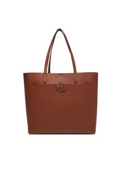 LAUREN RALPH LAUREN Torebka 431960183001 Brązowy ze sklepu MODIVO w kategorii Torby Shopper bag - zdjęcie 178854598