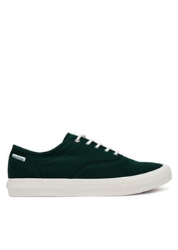 Tommy Hilfiger Tenisówki Th Hi Vulc Low Oxford Twill FM0FM05400 Zielony ze sklepu MODIVO w kategorii Trampki męskie - zdjęcie 178856017