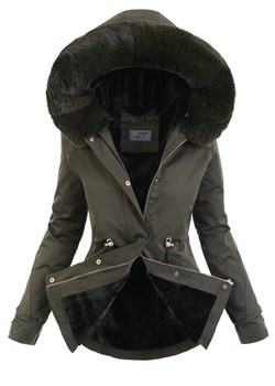 Parka Zimowa Damska z Futerkiem ze sklepu brendi.pl w kategorii Kurtki damskie - zdjęcie 178857509