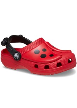 Crocs Chodaki &quot;Classic IAM Ladybug&quot; w kolorze czarno-czerwonym ze sklepu Limango Polska w kategorii Klapki dziecięce - zdjęcie 178859729