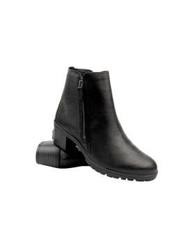 Ocieplane Botki Damskie - Comfortabel 960352-01 Czarne Na Zamek ze sklepu ulubioneobuwie w kategorii Botki - zdjęcie 178863525