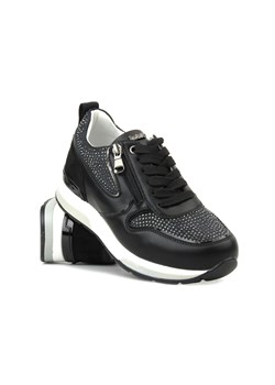 Sneakersy damskie z kryształkami- INBLU IN-323, czarne ze sklepu ulubioneobuwie w kategorii Buty sportowe damskie - zdjęcie 178864617