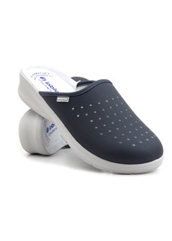 Klapki damskie sanitarne, lekarskie - Inblu 50-33, granatowe ze sklepu ulubioneobuwie w kategorii Klapki damskie - zdjęcie 178865319