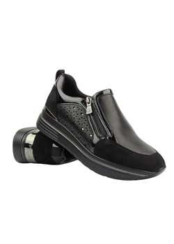 Sneakersy, półbuty damskie - INBLU IN-389, czarne ze sklepu ulubioneobuwie w kategorii Buty sportowe damskie - zdjęcie 178867236