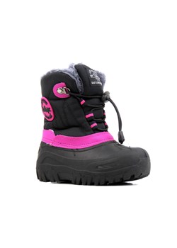 Śniegowce dziecięce LEE COOPER LCJ-21-44-0523K, czarne z różem ze sklepu ulubioneobuwie w kategorii Buty zimowe dziecięce - zdjęcie 178873999