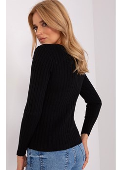 Sweter z golfem czarny PM-SW-1087.09, Kolor czarny, Rozmiar S/M, P-M ze sklepu Primodo w kategorii Swetry damskie - zdjęcie 178878925