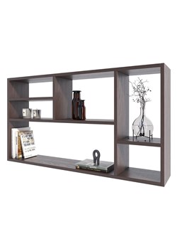 Nowoczesna Półka Z 6 Przegródkami Wenge N0-R81 ze sklepu Edinos.pl w kategorii Półki - zdjęcie 178881747