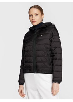 Tommy Jeans Kurtka przejściowa Quilted Tape DW0DW15168 Czarny Regular Fit ze sklepu MODIVO w kategorii Kurtki damskie - zdjęcie 178885406