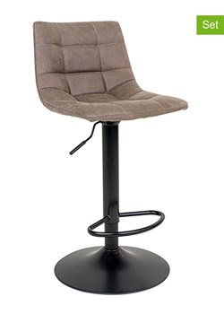 House Nordic Hockery barowe (2 szt.) w kolorze beżowym - 42 x 42 cm ze sklepu Limango Polska w kategorii Pufy i siedziska - zdjęcie 178890515