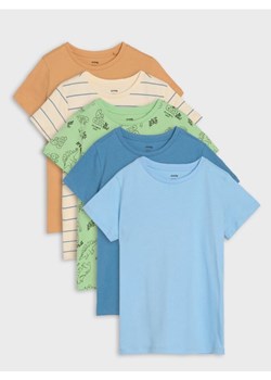 Sinsay - Koszulki 5 pack - wielobarwny ze sklepu Sinsay w kategorii T-shirty chłopięce - zdjęcie 178897838